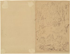 Coloniste du XVIIIe siècle prêchant aux Indiens - Emanuel Gottlieb Leutze