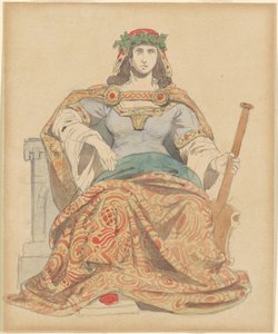Divinité féminine - Emanuel Gottlieb Leutze