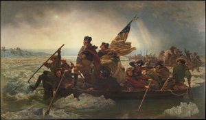 Washington traversant le Delaware