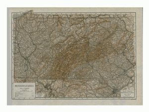 Carte de Pennsylvanie, 1910