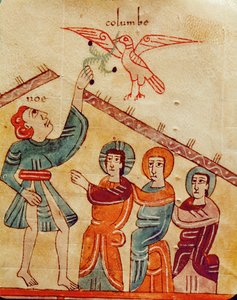 Noé prenant le rameau d