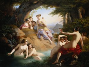 Diane et les nymphes se baignant, 1846