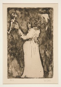 Der kleine hampelmann (Le petit pantin), planche 7 de Phantasien (Fantaisie) - Emil Nolde