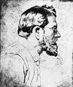Emil Orlik - autoportrait