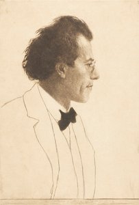 Portrait du compositeur Gustav Mahler 1860-1911, 1902