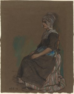 Fille de Volendam en costume