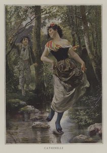 Cathinelle (lithographie en couleur)