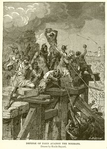 Défense de Paris contre les Normands - Emile Antoine Bayard