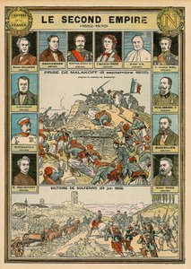 Second Empire 1852 à 1870 - prise de Malakoff 8 septembre 1855 - victoire de Solférino 24 juin 1859 - Emile Antoine Bayard