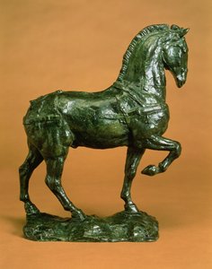 Cheval sans selle, vers 1915 (bronze avec patine verte) - Emile Antoine Bourdelle