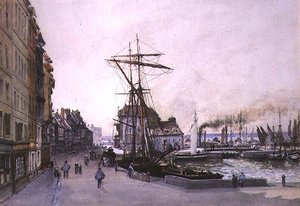 Le quai à Honfleur