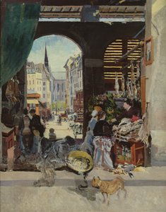 Le Marché des Carmes, Rue Maubert - Emile Antoine Guillier