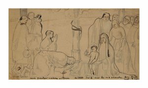 Adoration des bergers - Emile Bernard