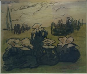 Bretonnes dans le pré