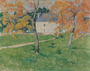 Maison parmi les arbres - Pont-Aven - Emile Bernard