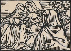 Illustration pour la Ballade des Femmes de Paris de Villon, 1919 - Emile Bernard