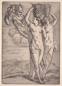 Mercure et deux femmes - Emile Bernard