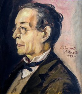 Portrait de Paul Léautaud (1872-1956) écrivain et chroniqueur. Peinture par Émile BERNARD (1868-1941) - Musée Calvet, Avignon