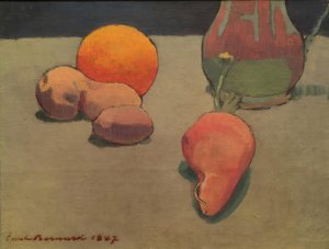 Nature morte avec orange