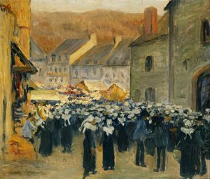 Le Marché à Pont-Aven, 1886