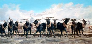 Sortons le troupeau - Emile Charles Joseph Loubon