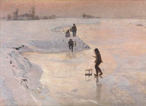 Les martins-pêcheurs - Emile Claus