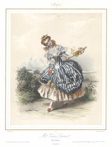 La danseuse de ballet française Pauline Leroux dansant à l