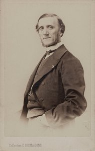 Portrait du pianiste et compositeur Jean-Henri Ravina 1818-1906