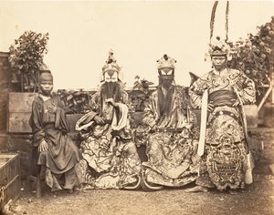 Costumes de théâtre, Saïgon, Cochinchine - Emile Gsell
