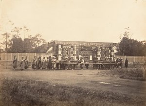 Enterrement, Cochinchine, 1866 - Emile Gsell