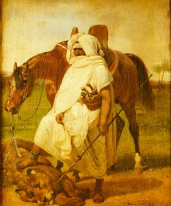 Le Chasseur de lions, 1833 - Emile Jean Horace Vernet