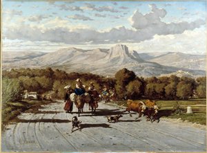 La route de Nice à Antibes