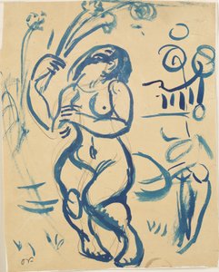Femme nue debout