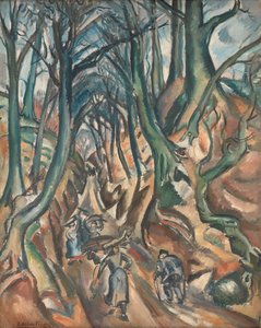 Le chemin creux en hiver