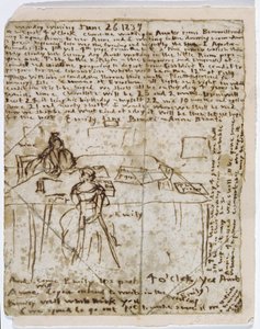 Papier de journal intime, 1837 - Emily Bronte