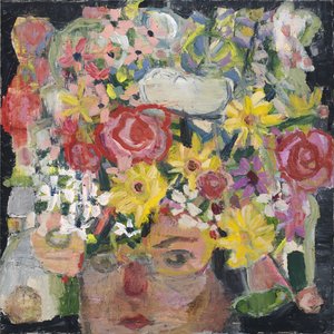 wake up show up, 2024 (huile sur toile) - Emily Fox King