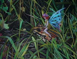 Un compagnon de route, 2022 (huile sur toile)