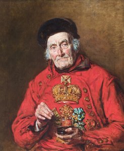 Portrait de William Timms, le batelier, âgé de 95 ans