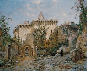 Porte du château de Loches, 1888