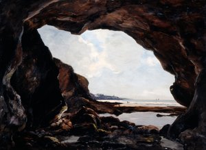 Grotte de Ris, Douarnenez, 1876 - Emmanuel Lansyer