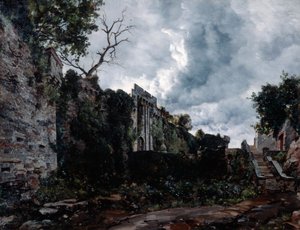 Porte principale du Château de Clisson, 1884