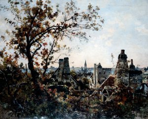 La Tour de Chevalot le soir, 1885 - Emmanuel Lansyer