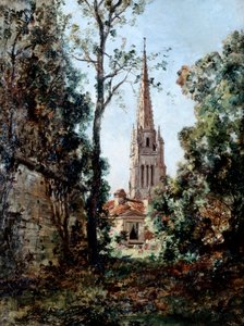 Vue du parc Barou le matin, 1889