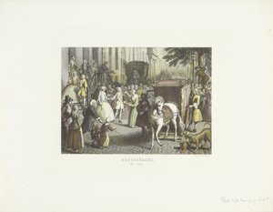 Couple de mariés montant dans une calèche - Emrik and Binger