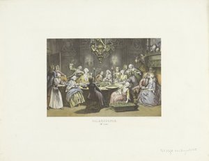 Compagnie à table faisant des nœuds de palmier - Emrik and Binger