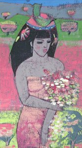 Habillée en Flora - Endre Roder