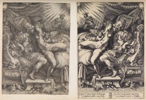 Mars et Vénus, 1543 - Enea Vico