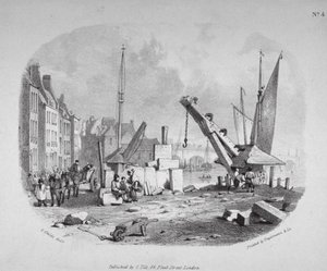 Millbank, Westminster, Londres, vers 1825