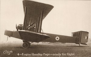 Avion Handley Page à 4 moteurs, prêt pour le vol - English Photographer