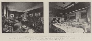 Un club de couronnement, rendez-vous central pour les troupes coloniales actuellement à Londres